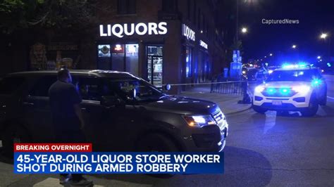 Northwest Side liquor store employee shot during string of armed robberies